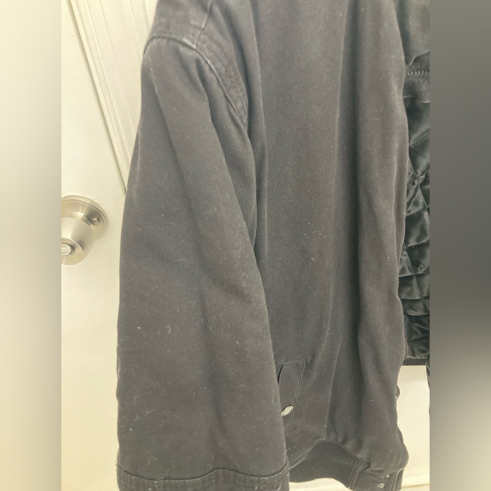 H&M Men's Black Bomber Jacket - Picture 3 of 7
